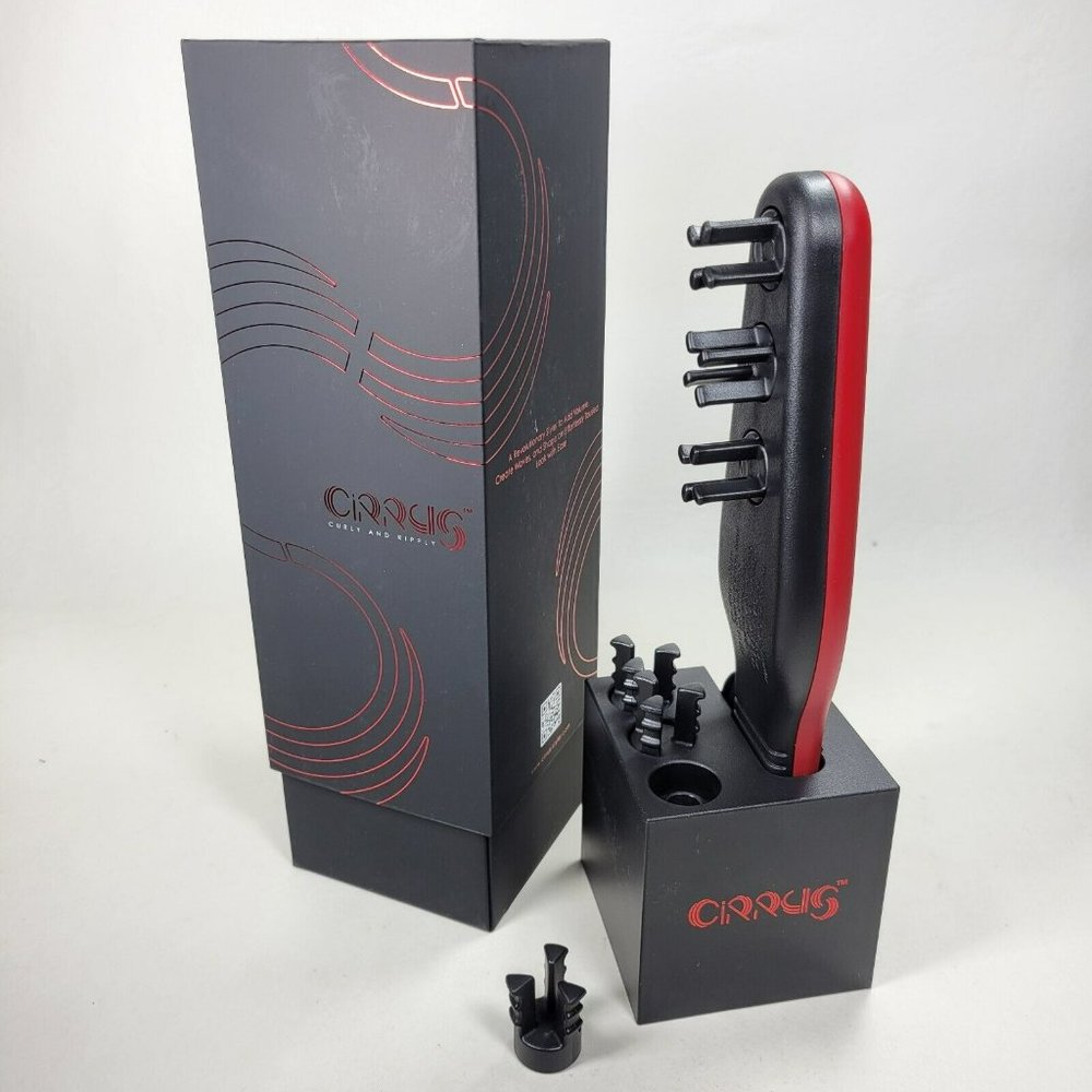 CIRRUS Curly & Ripply Hair Styling Tool No-Heat Volume Curls Tousled Styler NEW